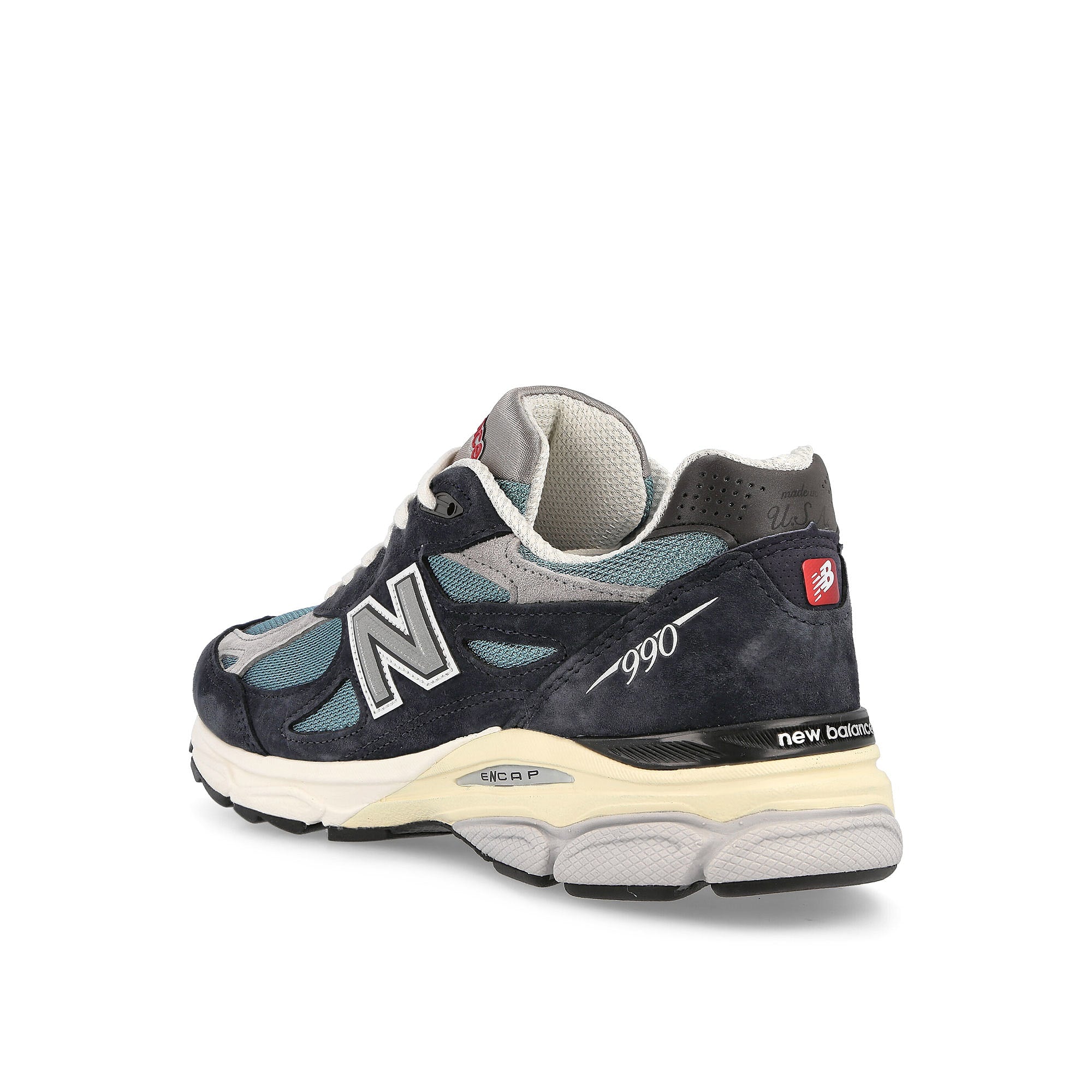 New Balance m990te3 Navy Low Top Sneakers  Material | Overkill