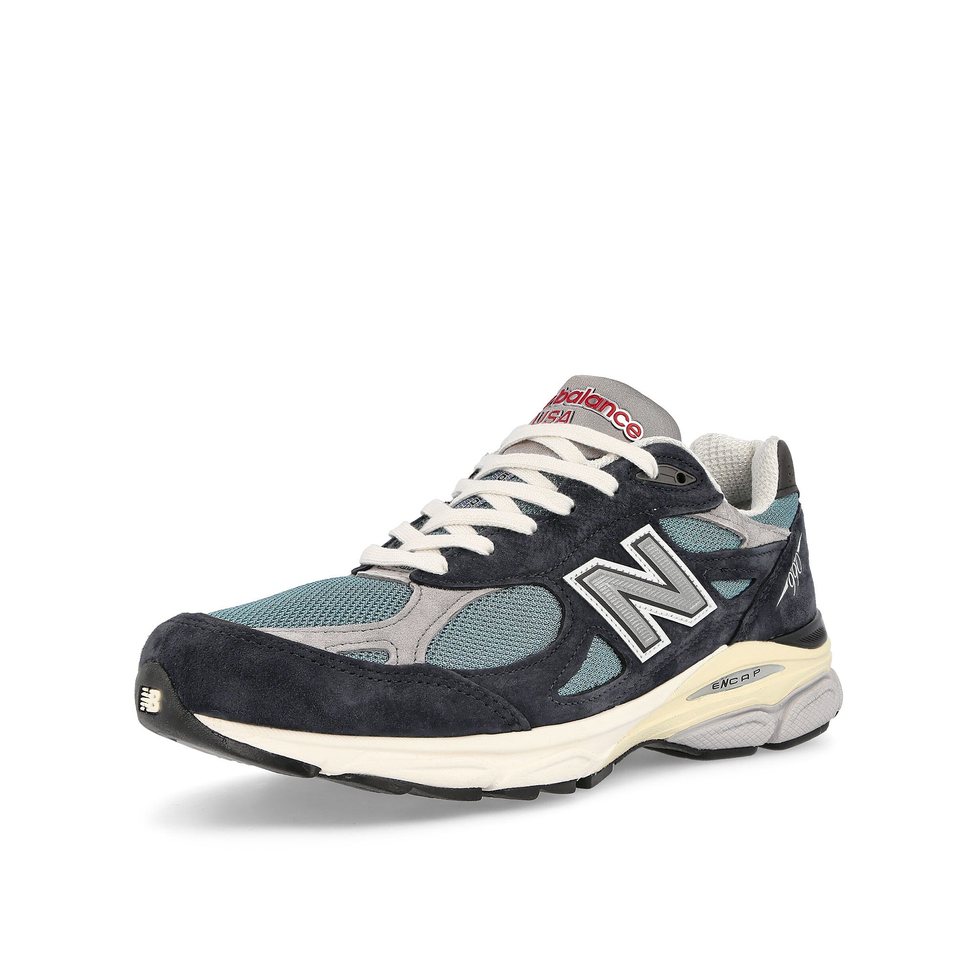 New Balance m990te3 Navy Low Top Sneakers  Close Up | Overkill