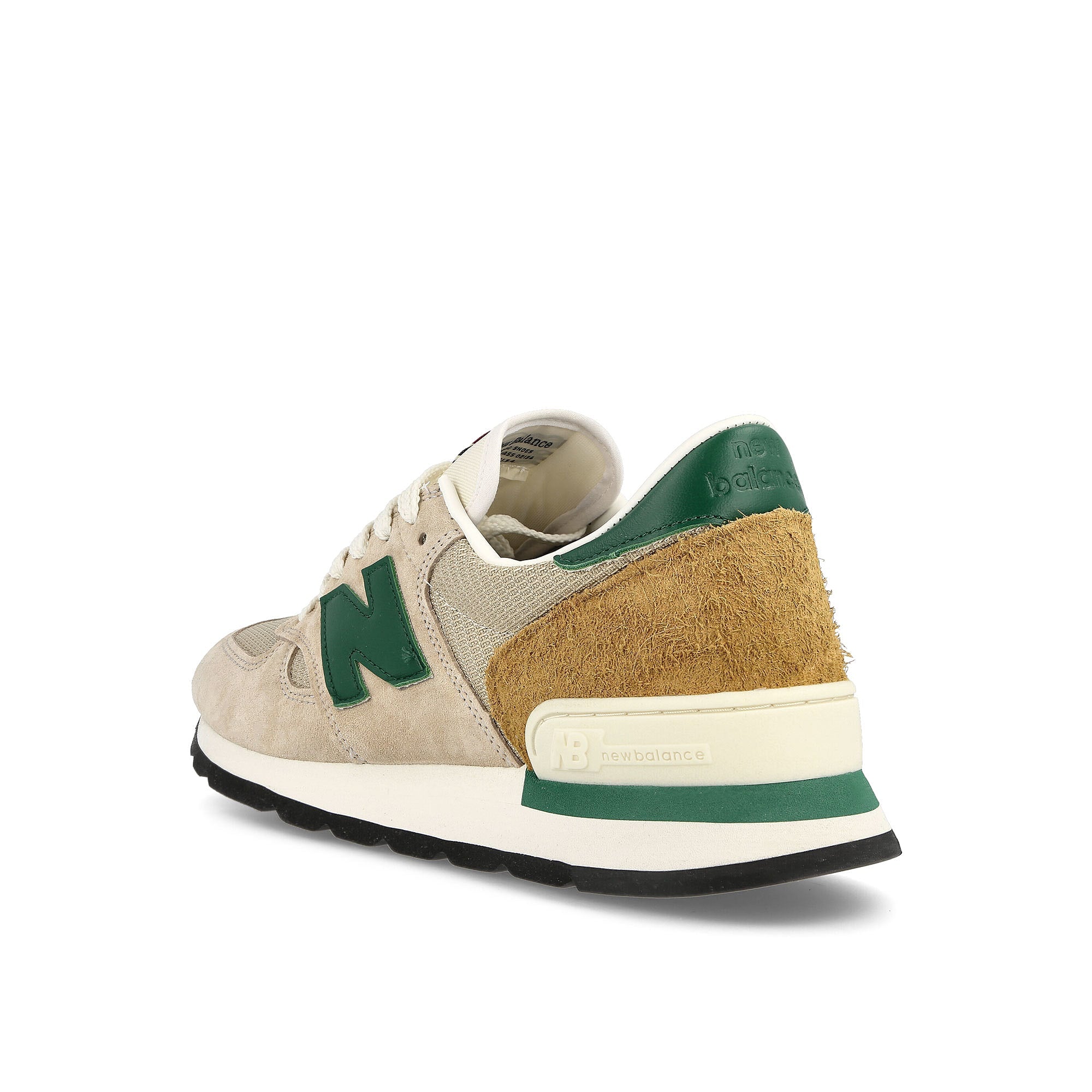 New Balance M990TG1 Beige-Green Low Top Sneakers  Material | Overkill