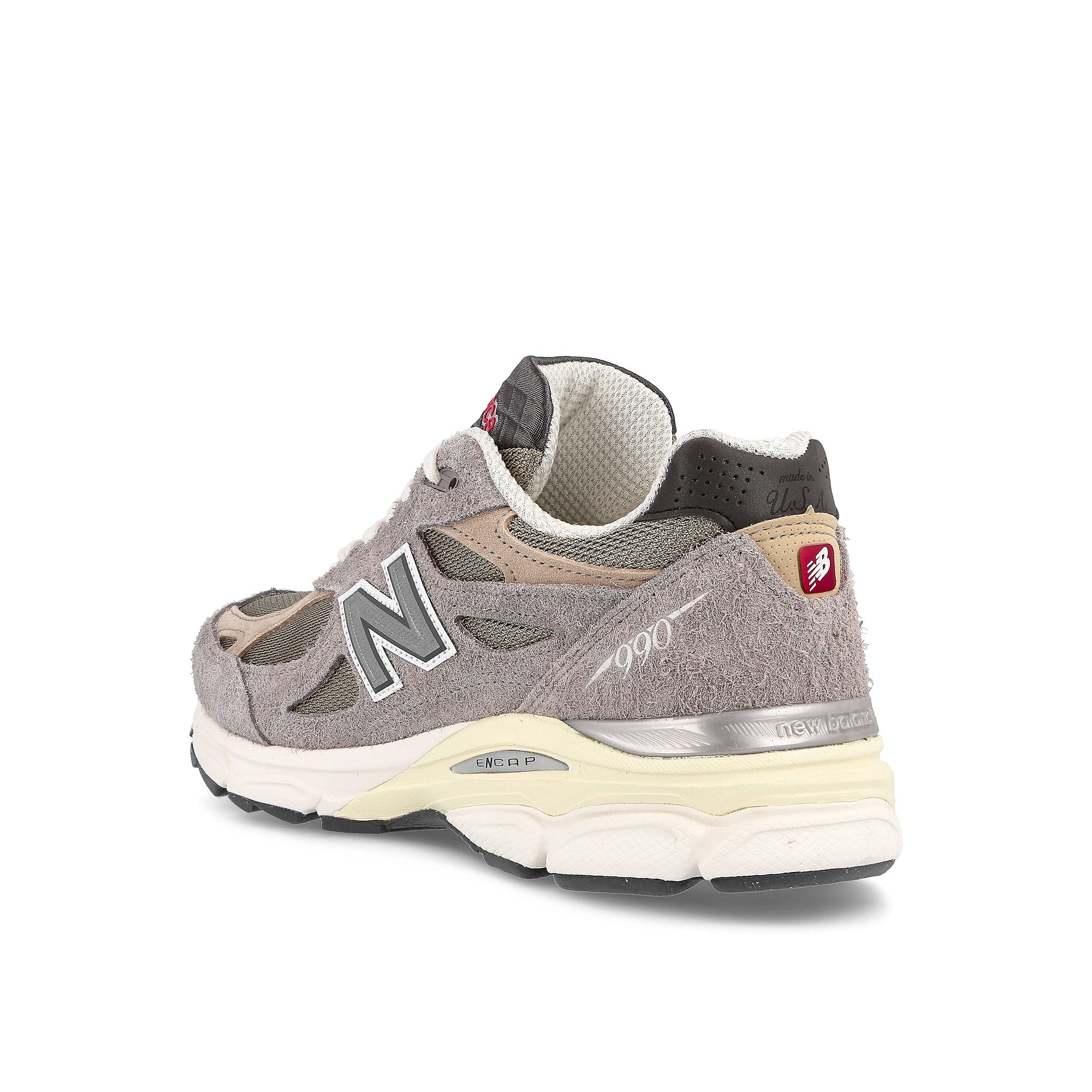 New Balance m990tg3 Grey Low Top Sneakers  Material | Overkill