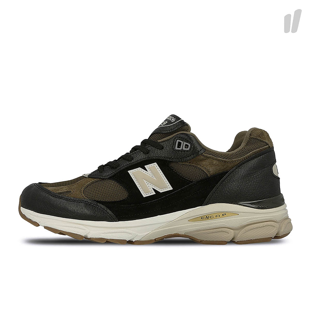 New Balance m 991.9 cv Black Low Top Sneakers 638421-60-8 | Overkill