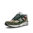 New Balance m 991 ntg Green-Brown Low Top Sneakers  Close Up | Overkill