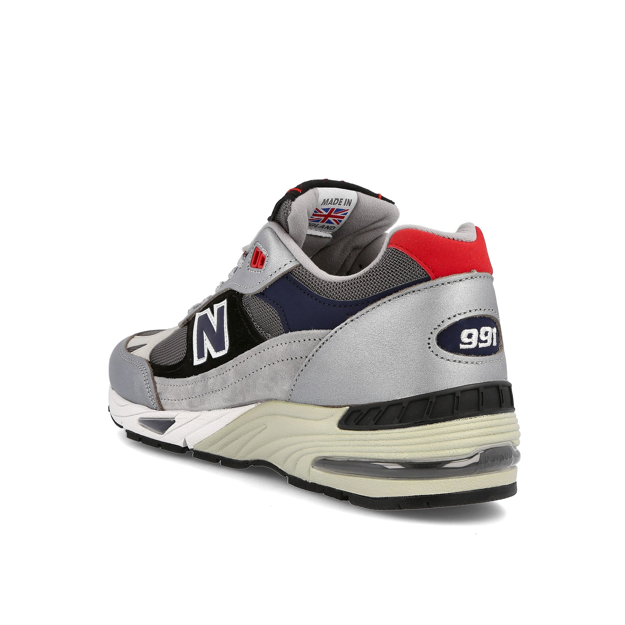 New Balance m 991 skr Silver-Black Low Top Sneakers  Material | Overkill