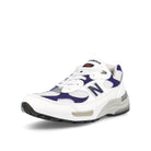 New Balance m 992 ec White-Blue Low Top Sneakers  Close Up | Overkill