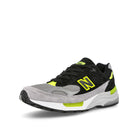 New Balance m 992 tq Grey-Black-Volt Low Top Sneakers  Close Up | Overkill