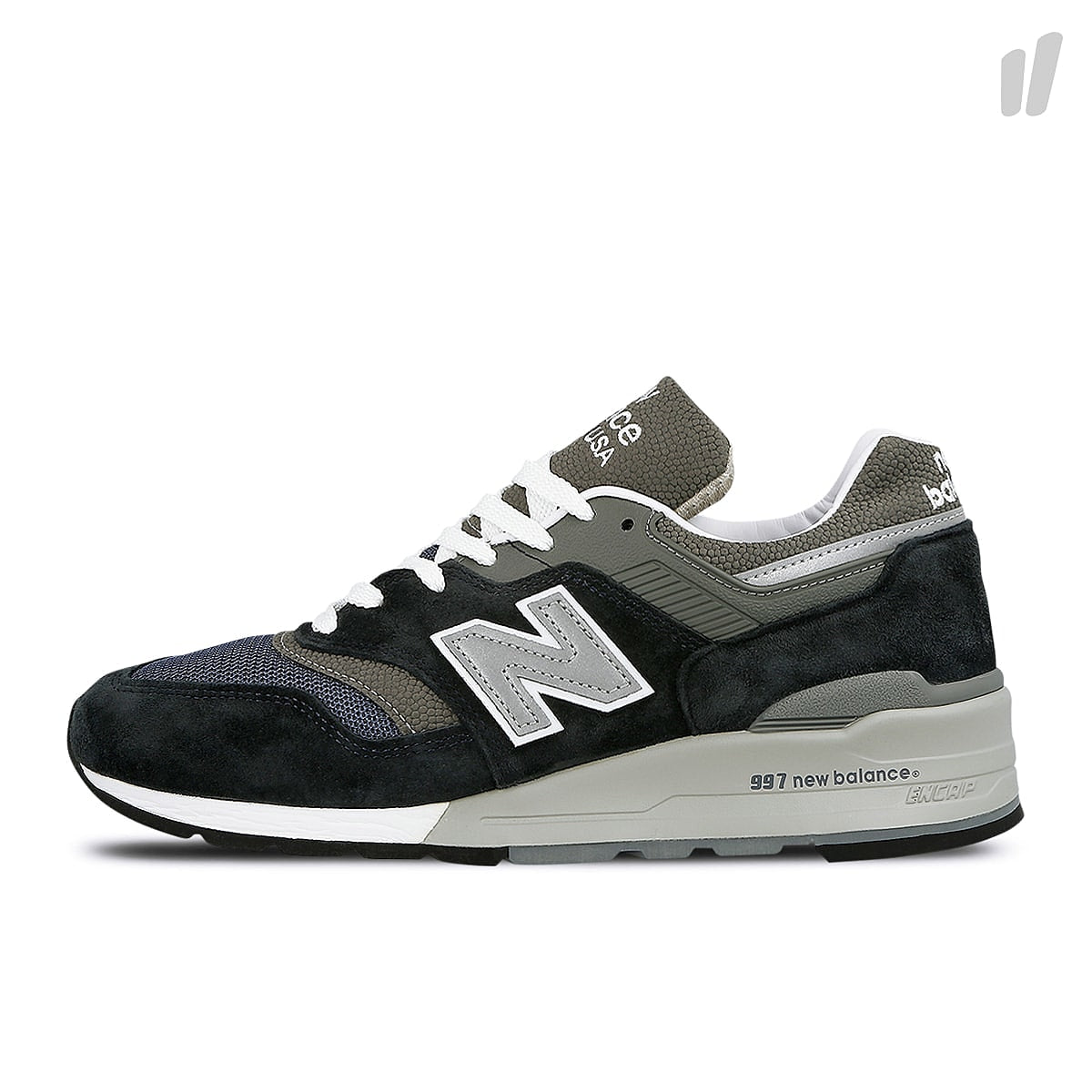 New Balance m 997 nv Navy-Grey Low Top Sneakers 377611-60-10 | Overkill