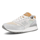 New Balance m 998 ene White Low Top Sneakers  Close Up | Overkill