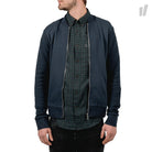 Ben Sherman herring bone tipped jacket Navy Blazer Jackets MD13031 B51 | Overkill