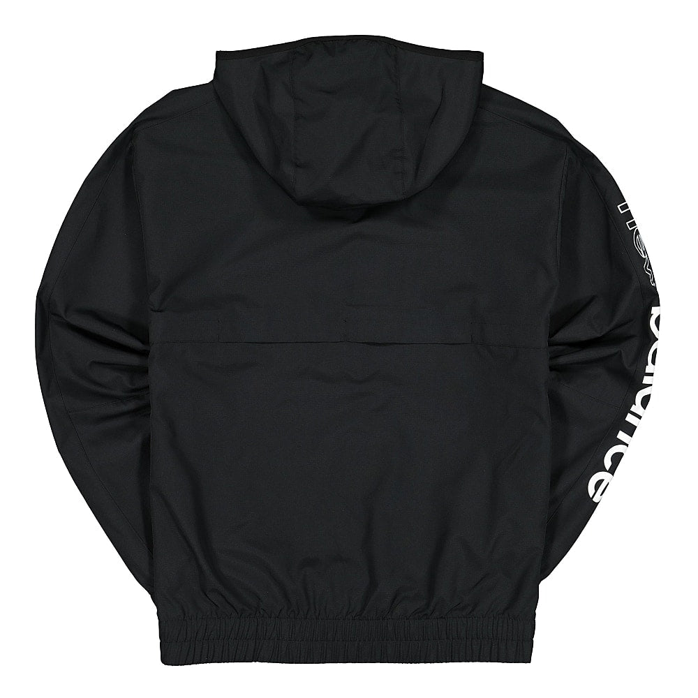 New Black New Balance Athletics Full Zip Windbreaker Black Windbreaker Material | Overkill