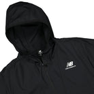 New Black New Balance Athletics Full Zip Windbreaker Black Windbreaker Close-up | Overkill