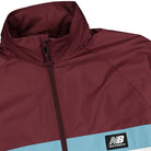 New Balance Athletics Archive Run Jacket Burgundy Jackets Close-up | Overkill