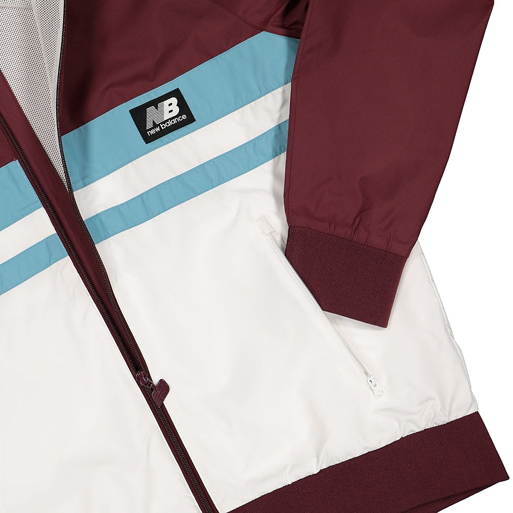 New Balance Athletics Archive Run Jacket Burgundy Jackets Detailfoto | Overkill