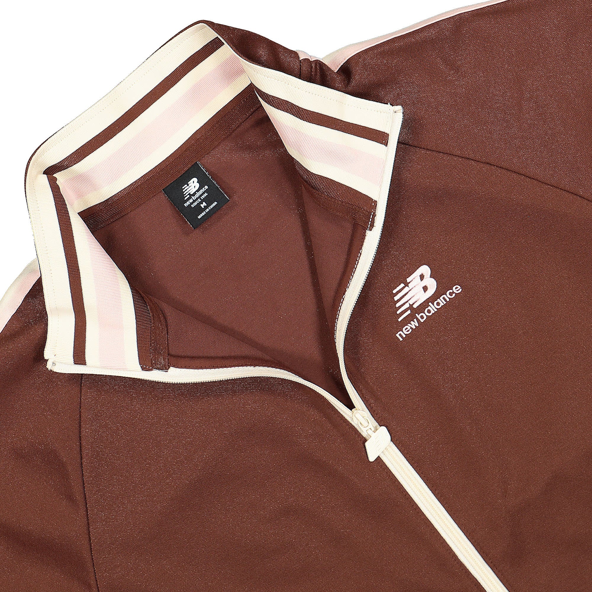 New Balance Athletics 70s Run Track Jacket Rich Oak Track Jackets Close-up | Overkill