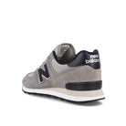 New Balance ml 574 be2 Grey-Navy Sneakers  Material | Overkill