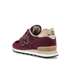 New Balance ml 574 bg2 Burgundy Red Sneakers  Material | Overkill
