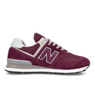 New Balance ml 574 evm Burgundy Red Sneakers  Silhouette | Overkill