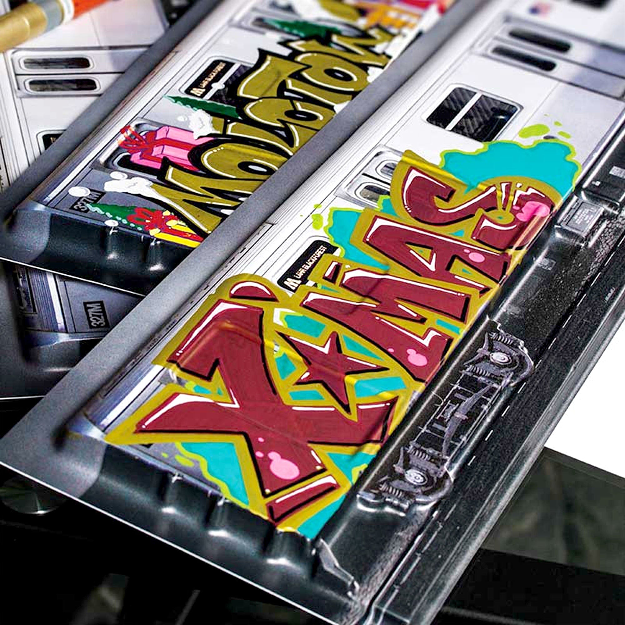 Molotow 3d relief train nyc small 0 Mini Trains Close-up | Overkill