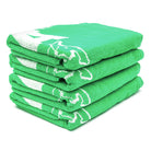 Montana Beach Towel Typo + Logo Green Towels  Material | Overkill