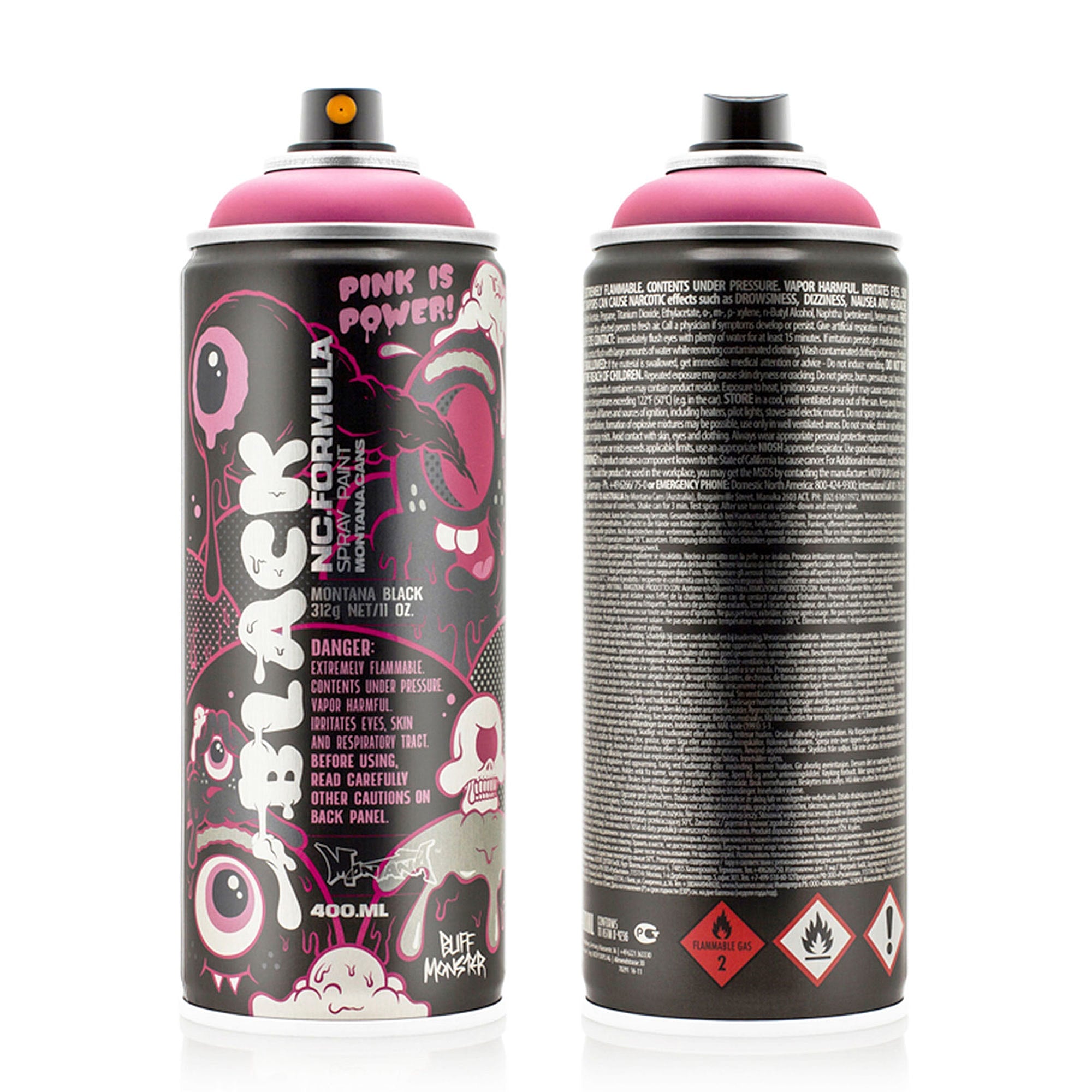 Montana black nc 400 ml ltd. artist edition #11 - buff monster   BLK-AE-11 | Overkill