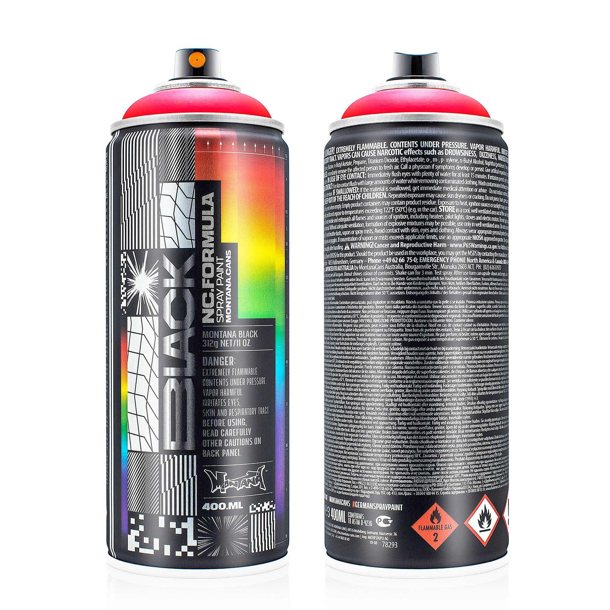 Montana black nc 400 ml ltd. artist edition #17 - felipe pantone   BLK-AE-17 | Overkill