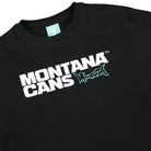Montana T-Shirt Typo + Logo Black T-Shirts Close-up | Overkill