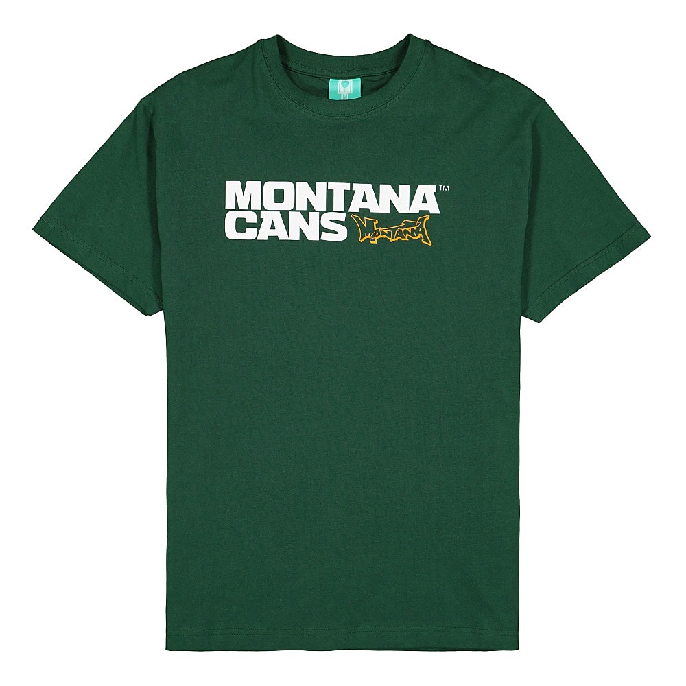 Montana T-Shirt Typo + Logo Green T-Shirts 457289 | Overkill