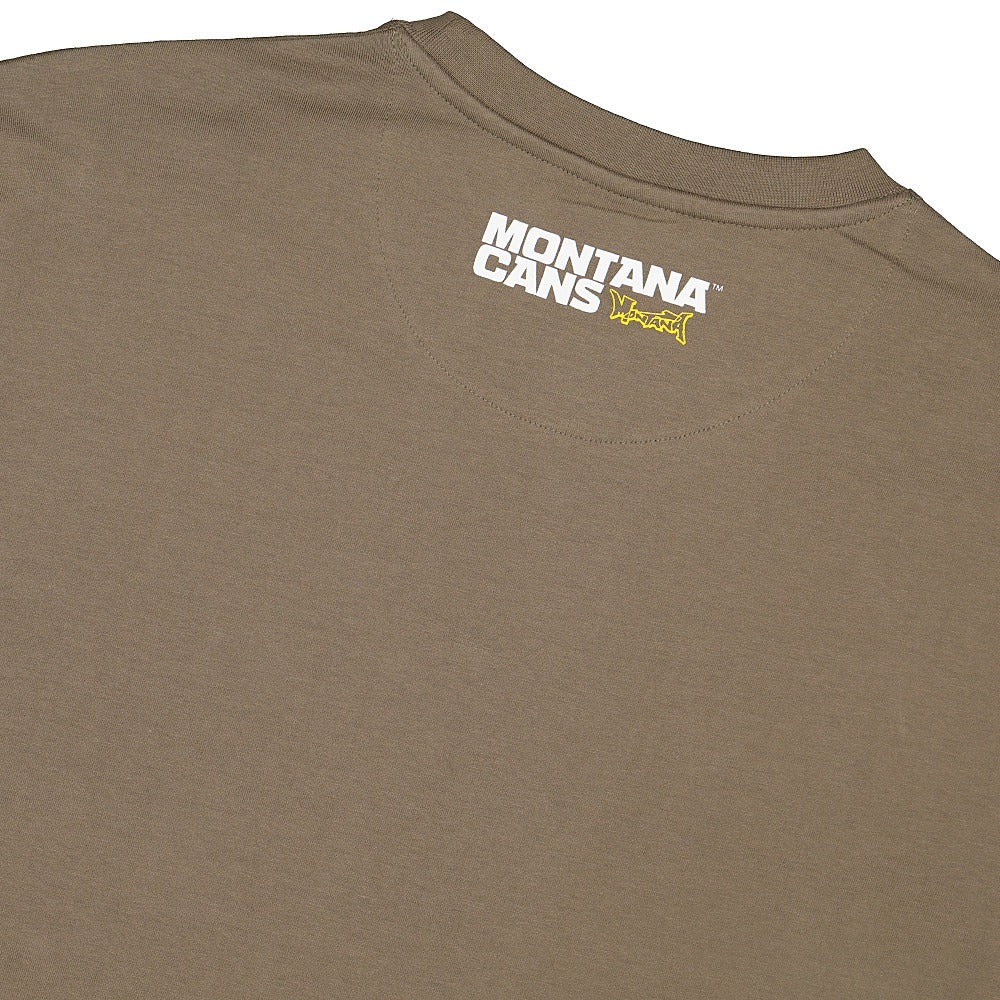 Montana T-Shirt Typo + Logo Meteorite T-Shirts Close-up | Overkill