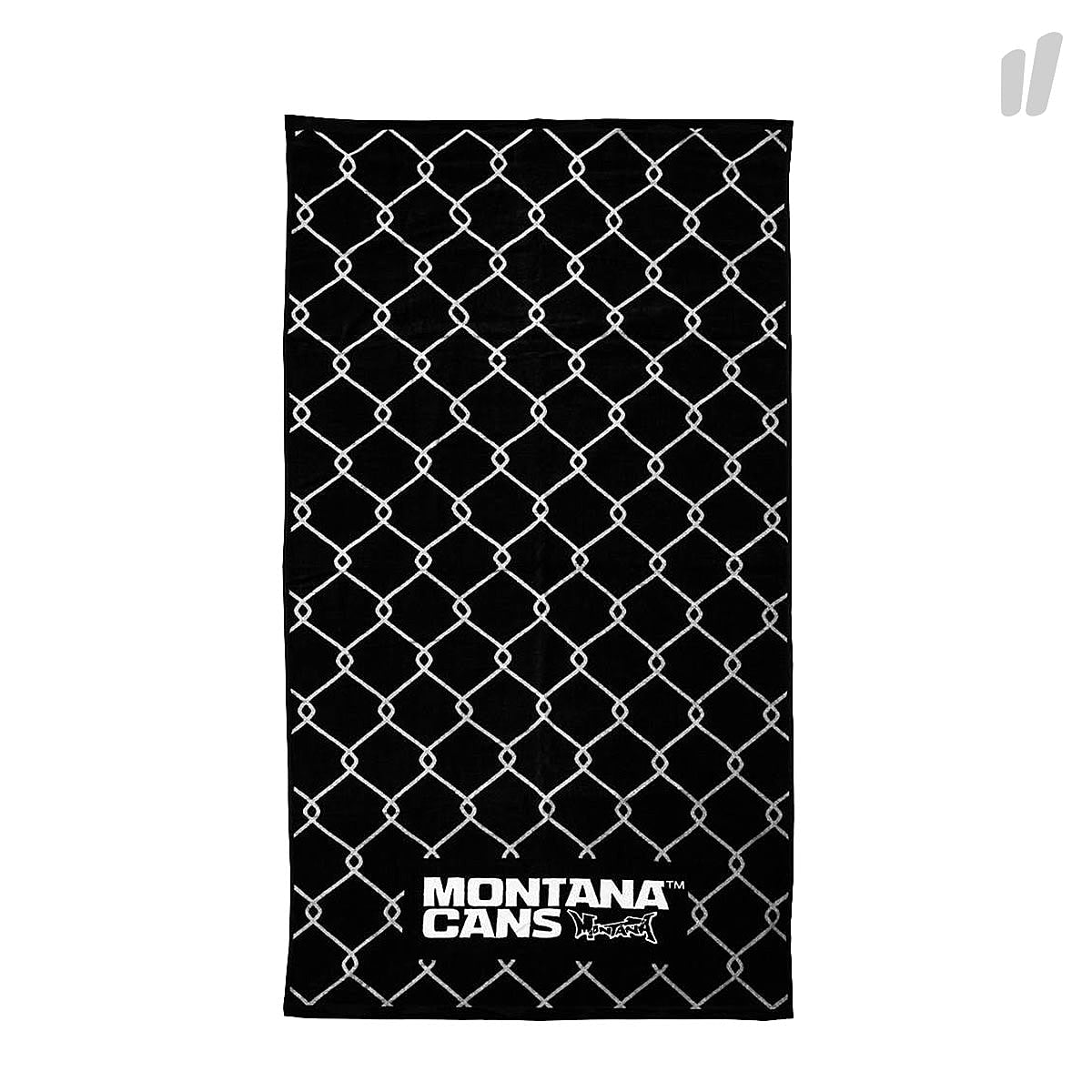 Montana Beach Towel Typo+Logo Black / White Towels  | Overkill