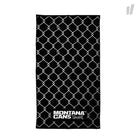 Montana Beach Towel Typo+Logo Black / White Towels  | Overkill
