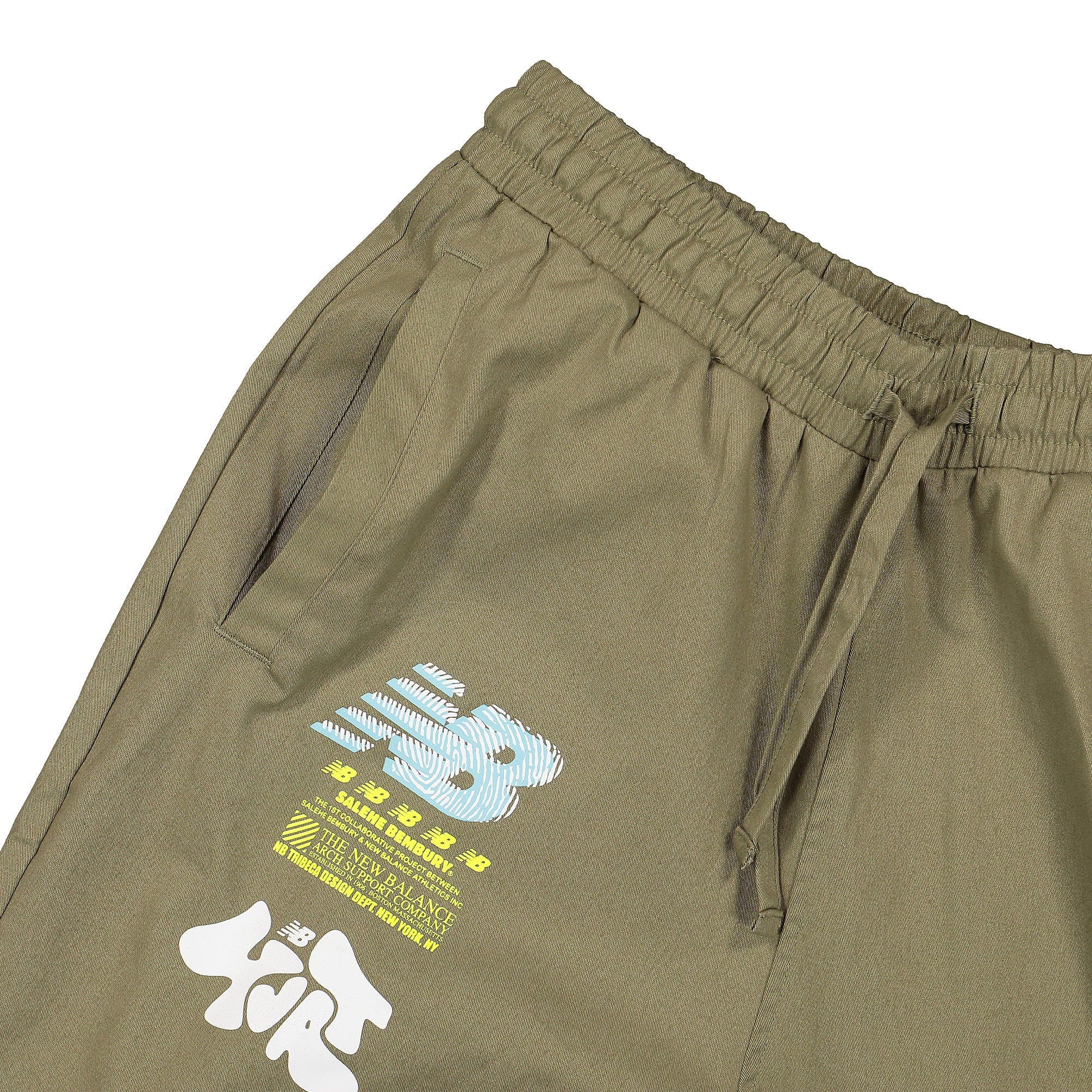 New Balance Salehe Bembury x New Balance Pant Concrete Green Sweat & Track Pants Detailfoto | Overkill