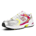New Balance mr 530 ca1 White-Red Low Top Sneakers  Close Up | Overkill