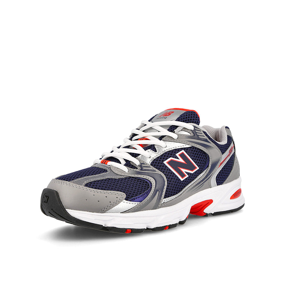 New Balance mr 530 esb Navy-Grey Low Top Sneakers  Close Up | Overkill