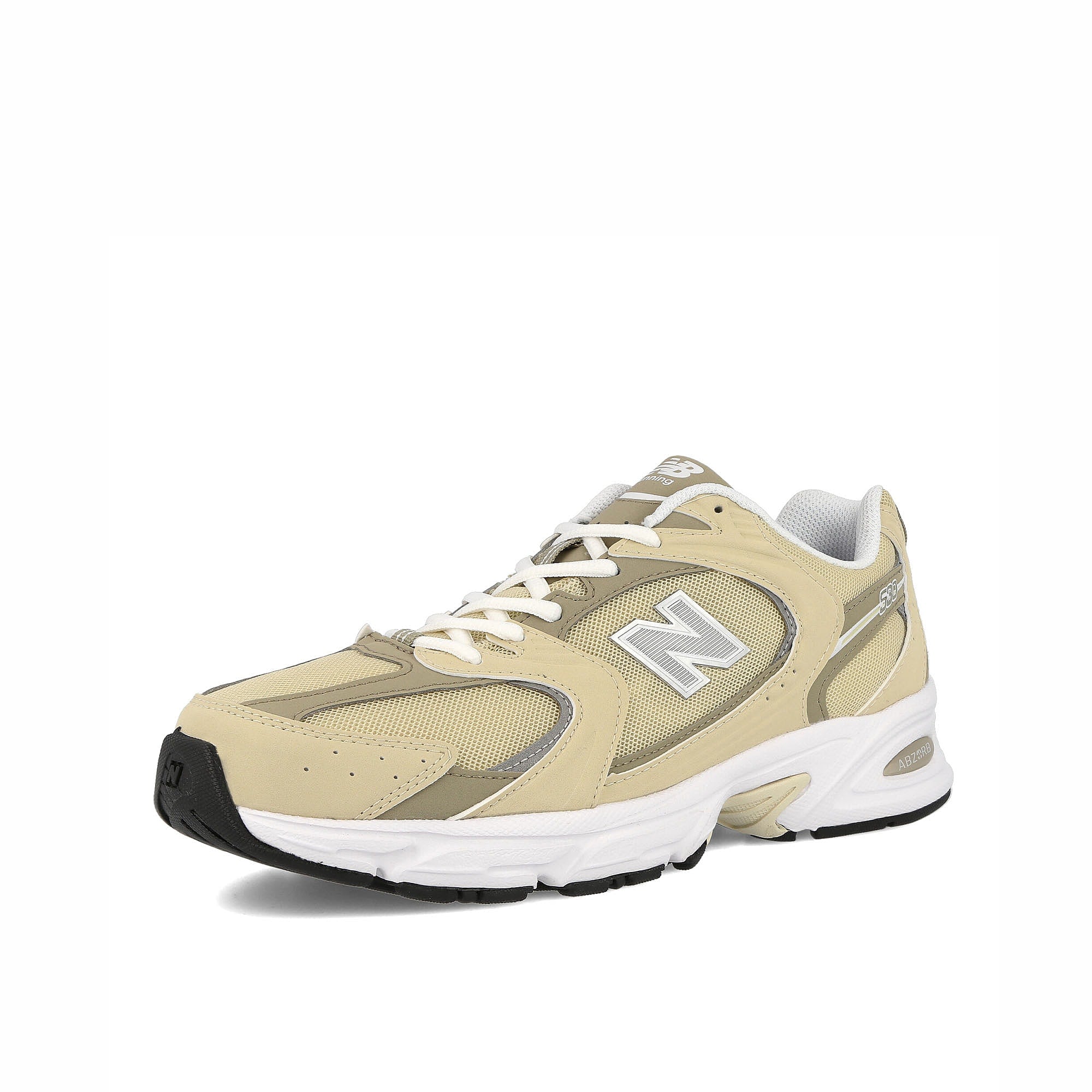 New Balance MR530SMD Beige-Aluminium Low Top Sneakers  Close Up | Overkill