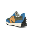 New Balance ms 327 le1 Oxygen Blue-White Low Top Sneakers  Close Up | Overkill