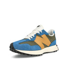 New Balance ms 327 le1 Oxygen Blue-White Low Top Sneakers  Material | Overkill