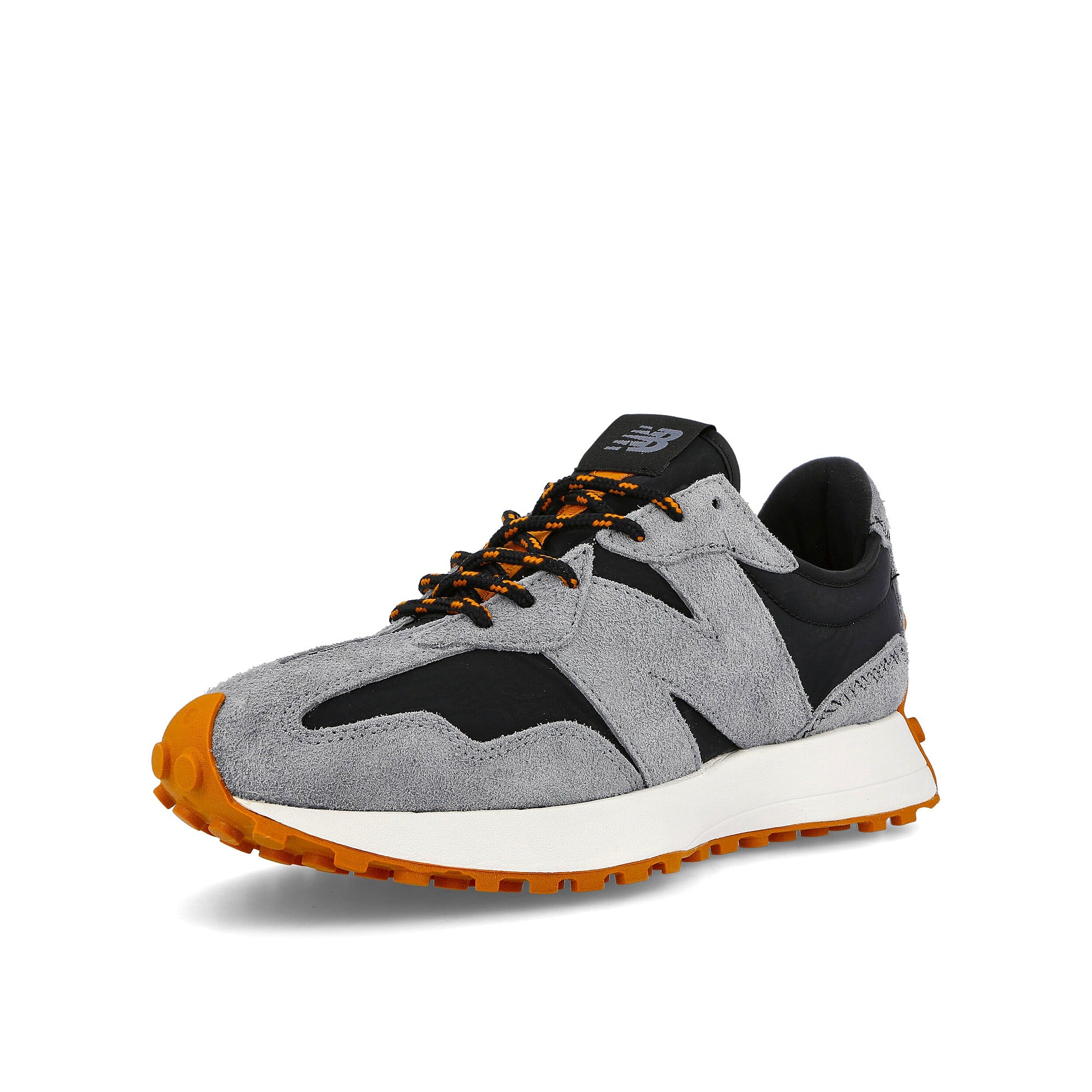 New Balance ms 327 re1 Black Low Top Sneakers  Close Up | Overkill