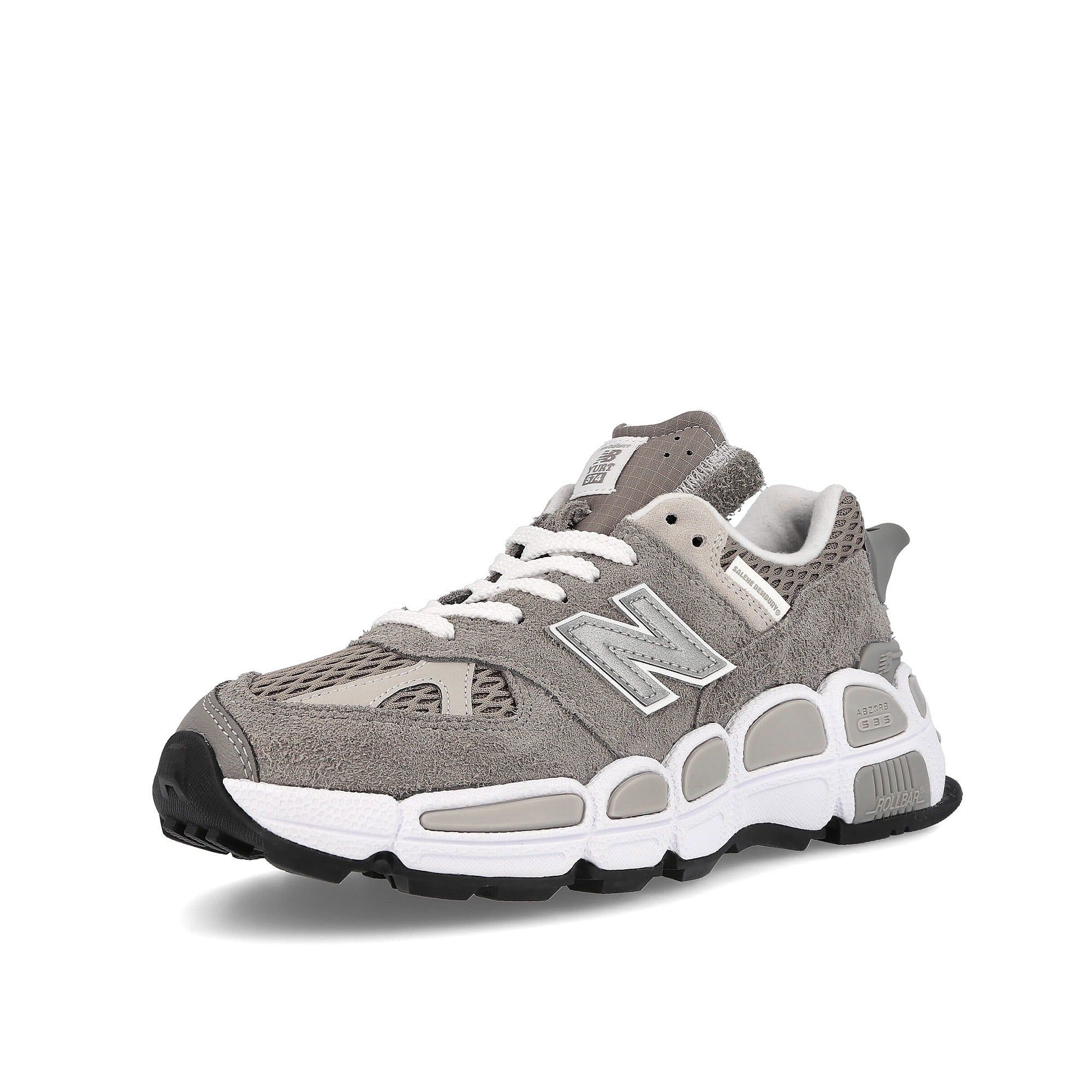 New Balance Salehe Bembury x New Balance MS 574 YSC White / Grey  Detailfoto | Overkill