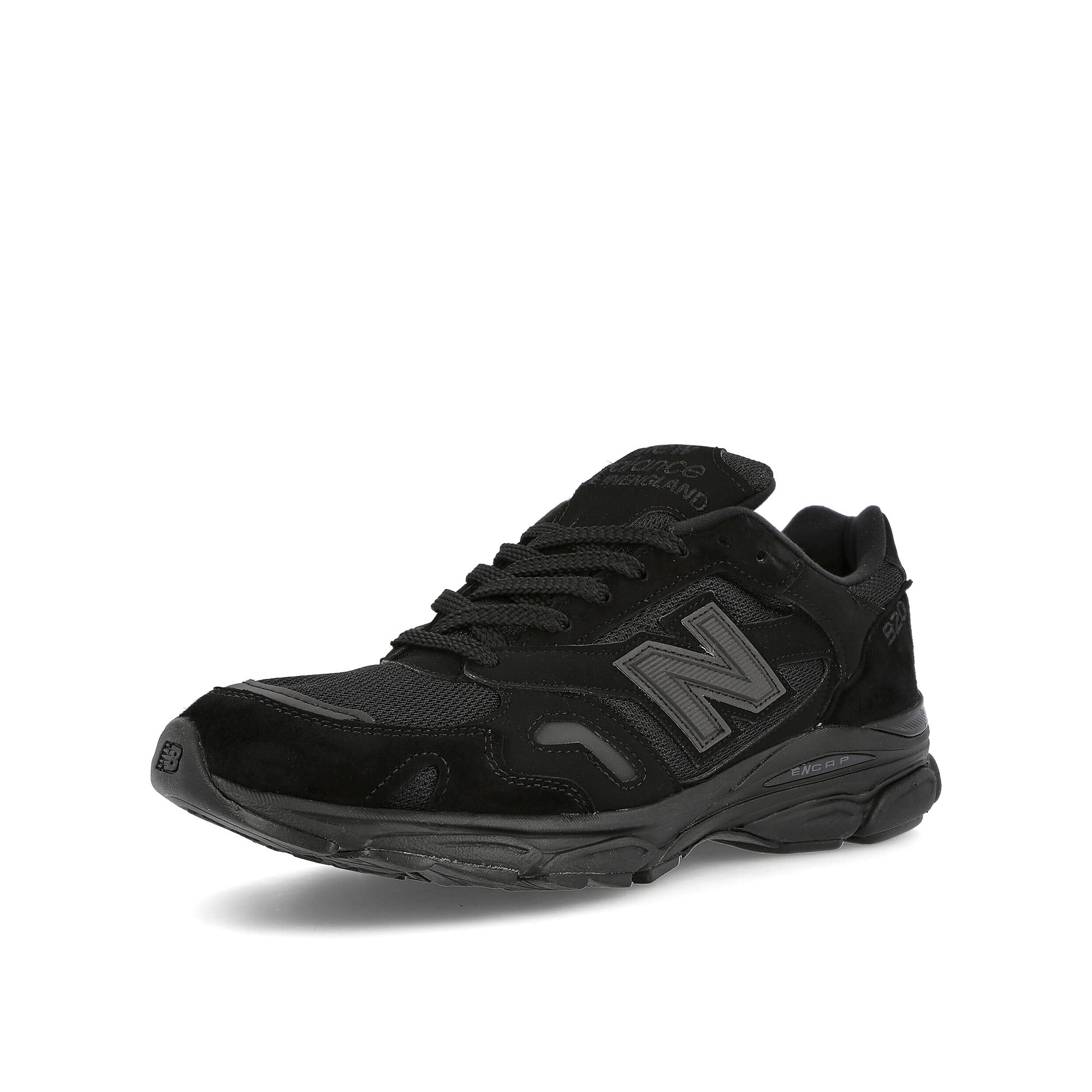 New Balance m 920 blk Black Low Top Sneakers  Close Up | Overkill