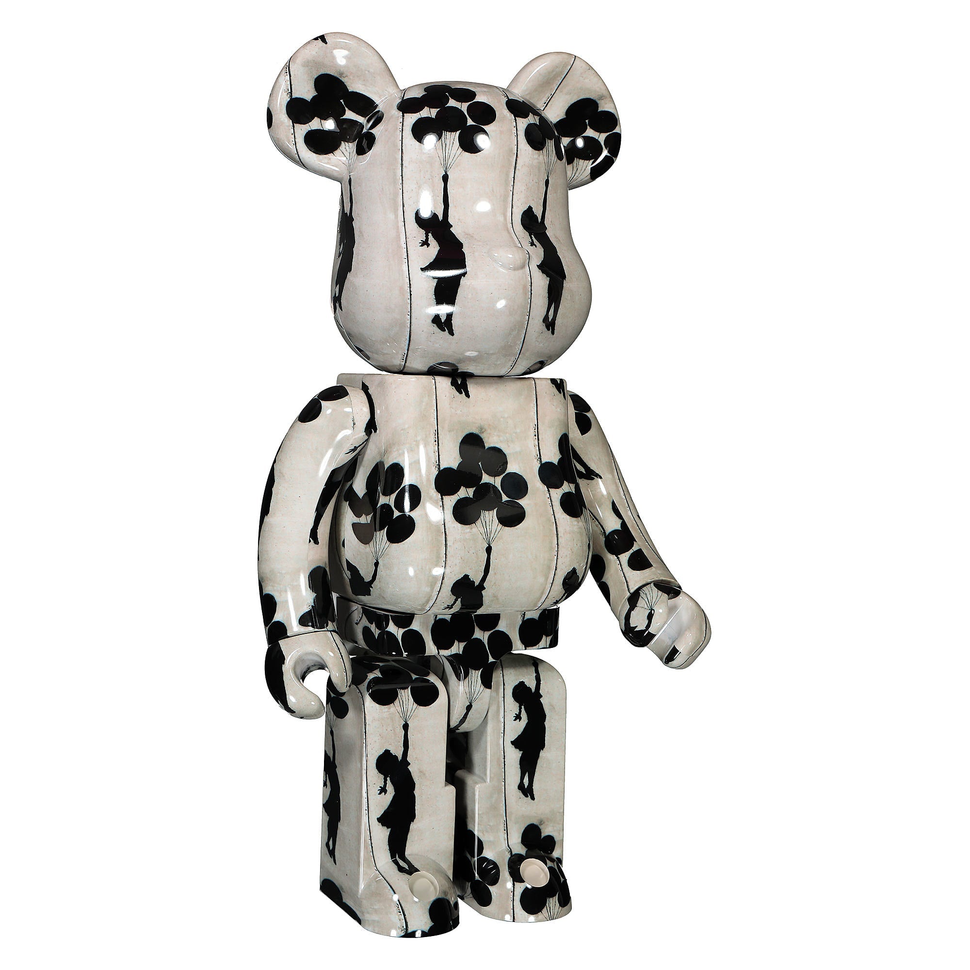 Medicom Brandalism x Medicom Be@rbrick Flying Baloons Girl 1000% White / Black Collectibles & Toys Detailfoto | Overkill
