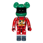 Medicom Be@rbrick Space Suit Green Helmet & Orange Suit Ver. 1000% Multicolor Collectibles & Toys MDSS1000 | Overkill