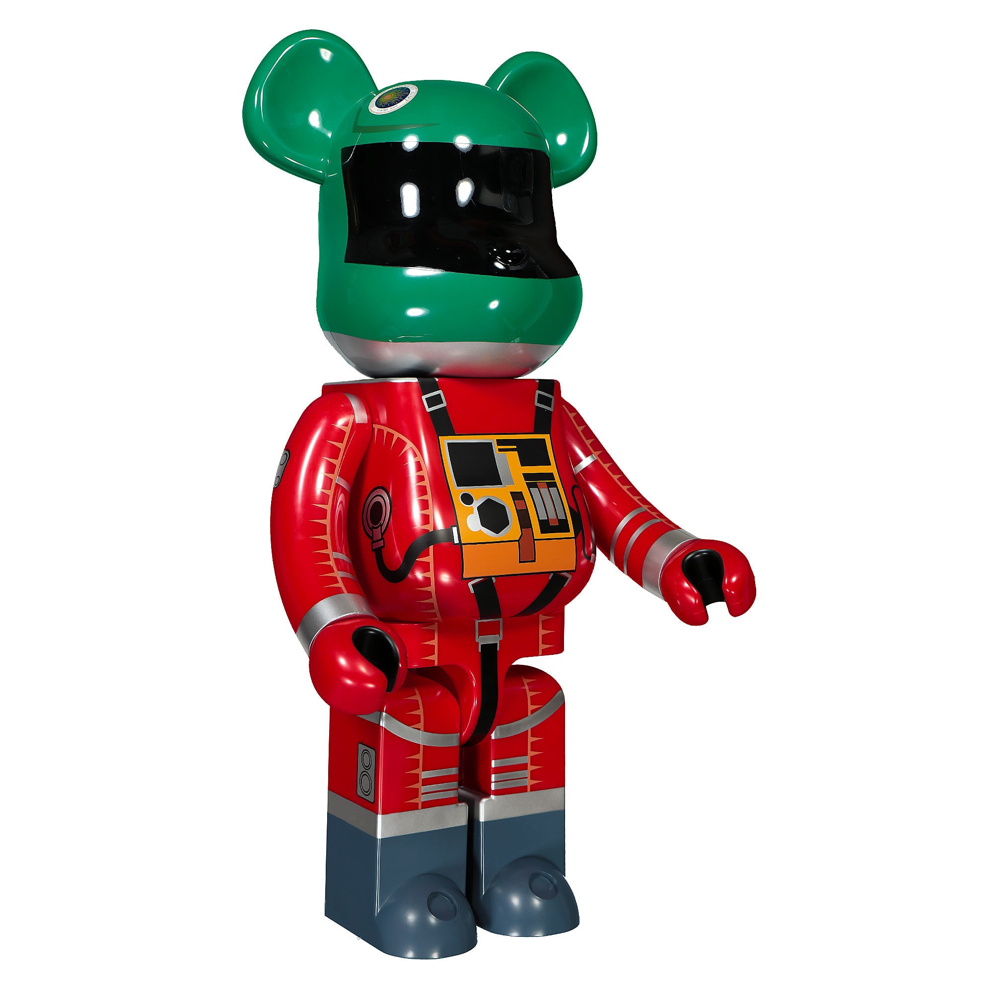 Medicom Be@rbrick Space Suit Green Helmet & Orange Suit Ver. 1000% Multicolor Collectibles & Toys Detailfoto | Overkill