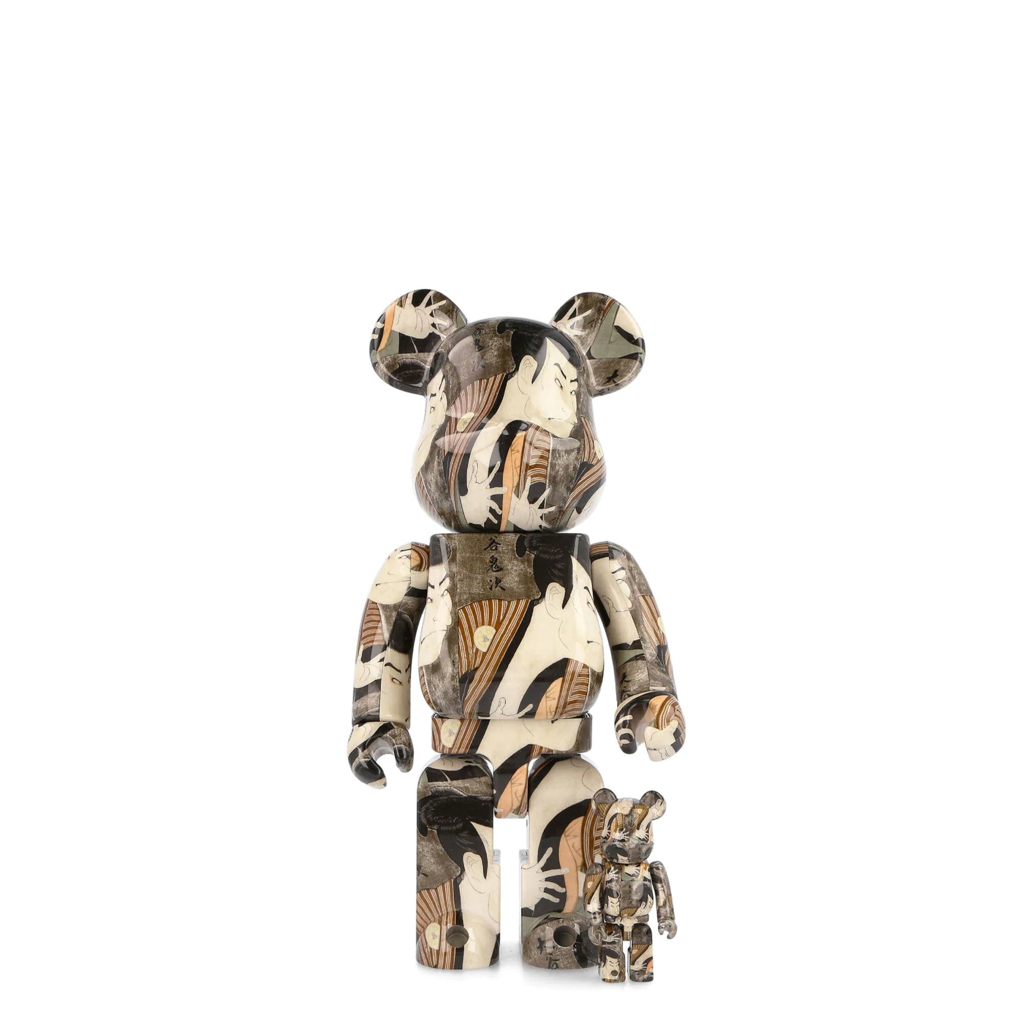 Medicom Toshusai Sharaku x Medicom Be@rbrick Actor Otani Oniji Ⅲ As The Footman (Yakko) Edohei 400% + 100% Multicolor Collectibles & Toys Yakko | Overkill