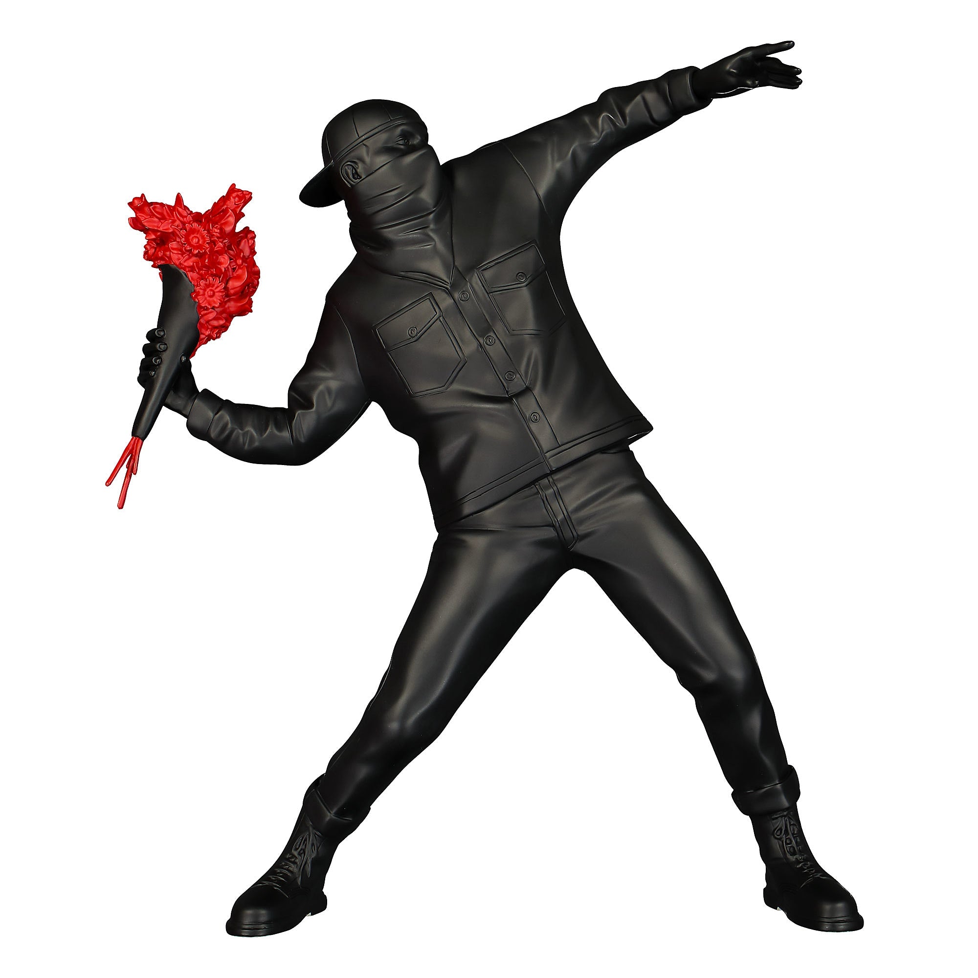 Medicom Brandalism x Medicom Flower Bomber Sculpture Black / Red Collectibles & Toys BXMDCFBS | Overkill