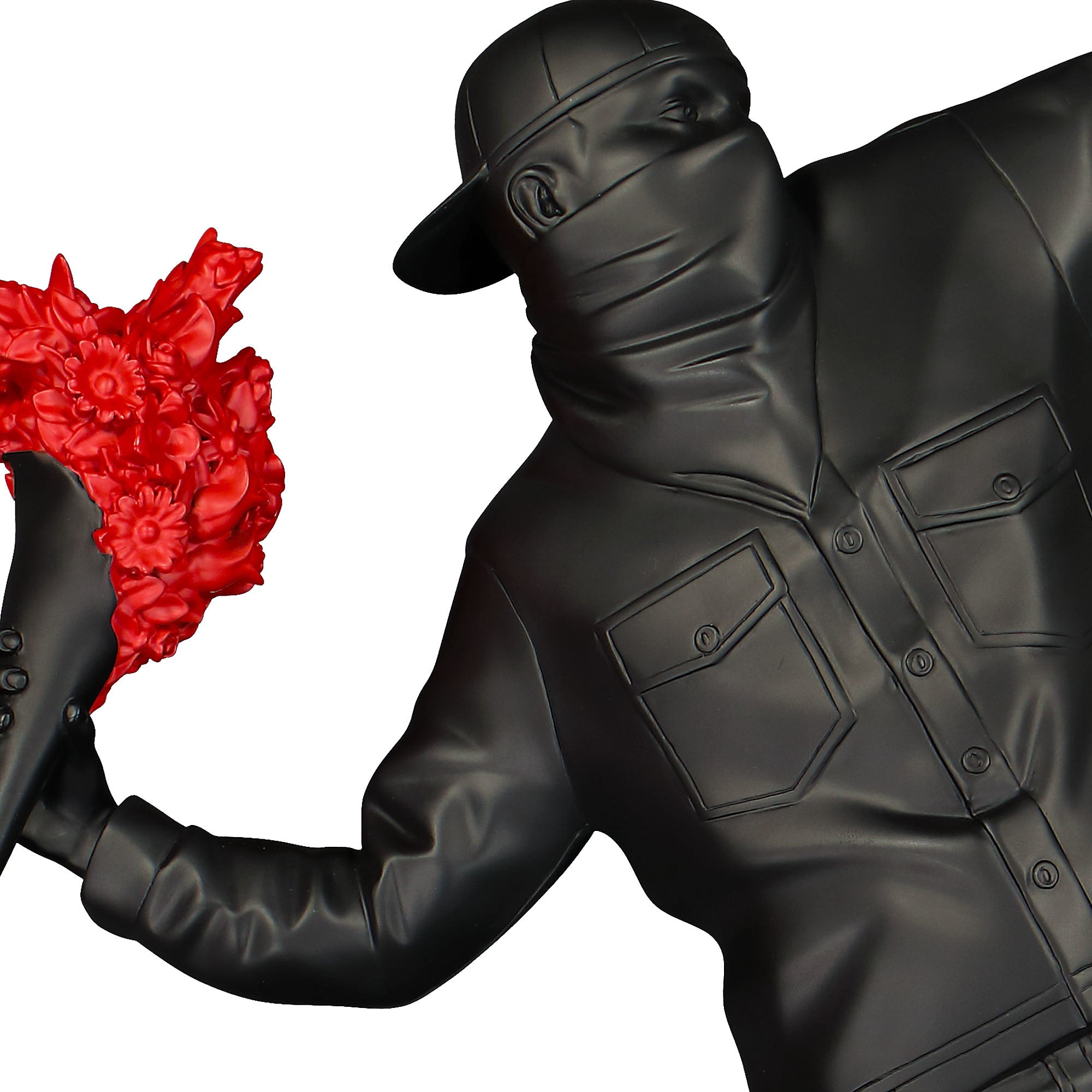 Medicom Brandalism x Medicom Flower Bomber Sculpture Black / Red Collectibles & Toys Detail view 1 | Overkill
