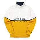 New Balance Athletics Halfzip Track Sweat Varsity Gold / White  MT01506VGL / 782840-60-7 | Overkill