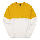 New Balance Athletics Pique Stripe Long Sleeve Varsity Gold / White Longsleeves MT01507VGL / 782730-60-7 | Overkill