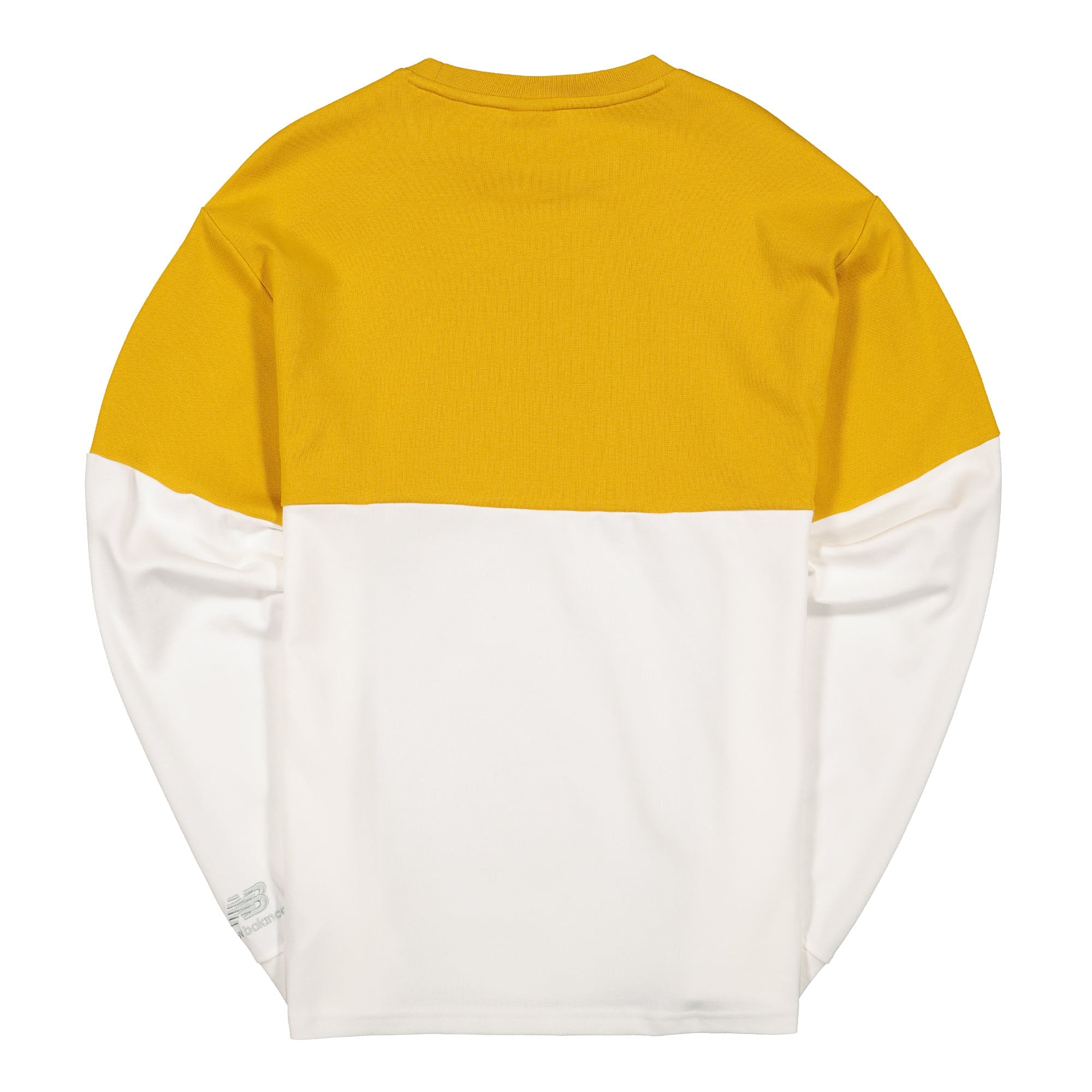 New Balance Athletics Pique Stripe Long Sleeve Varsity Gold / White Longsleeves Material | Overkill