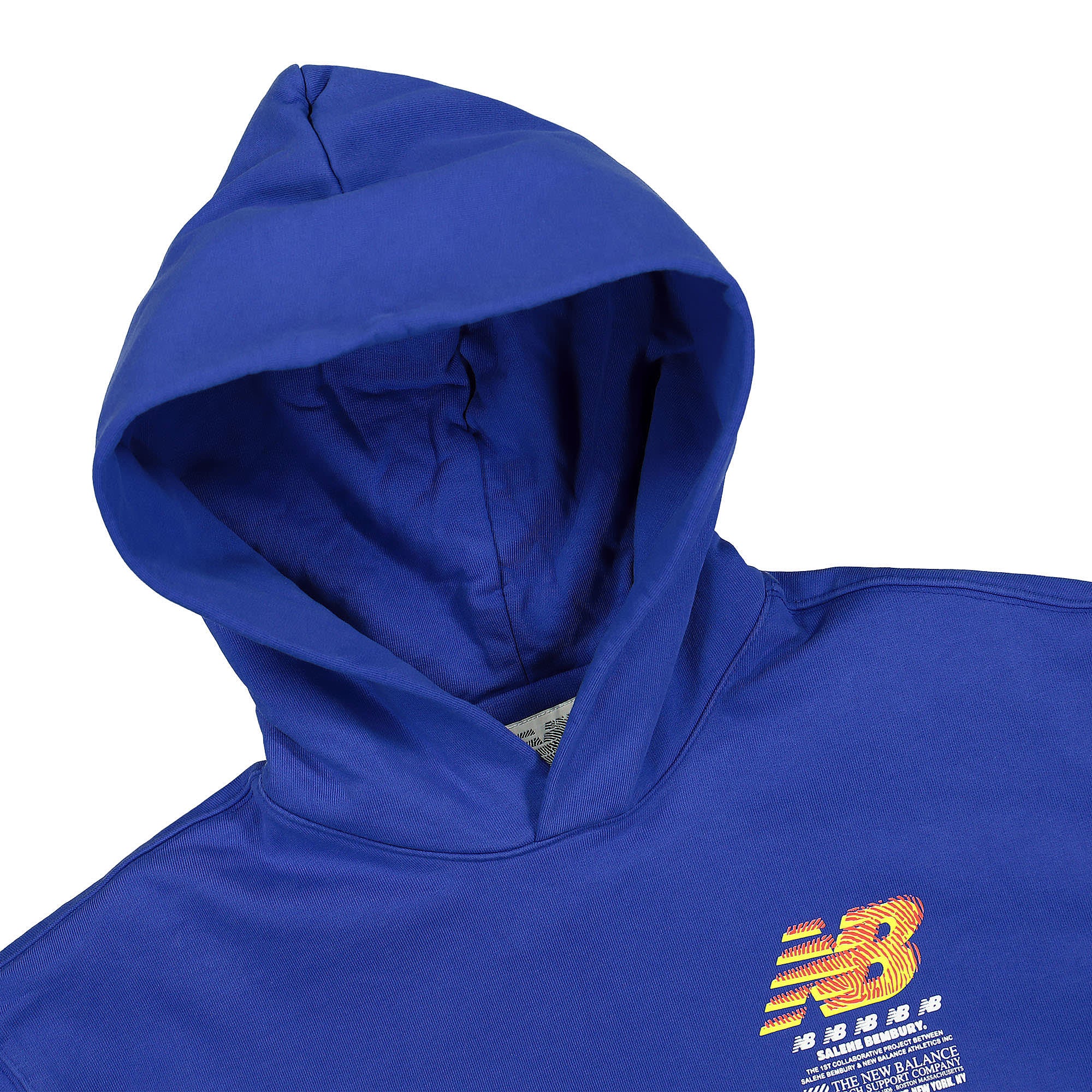 New Balance Salehe Bembury x New Balance Hoodie Ultraviolet Blue Hoodies Close-up | Overkill