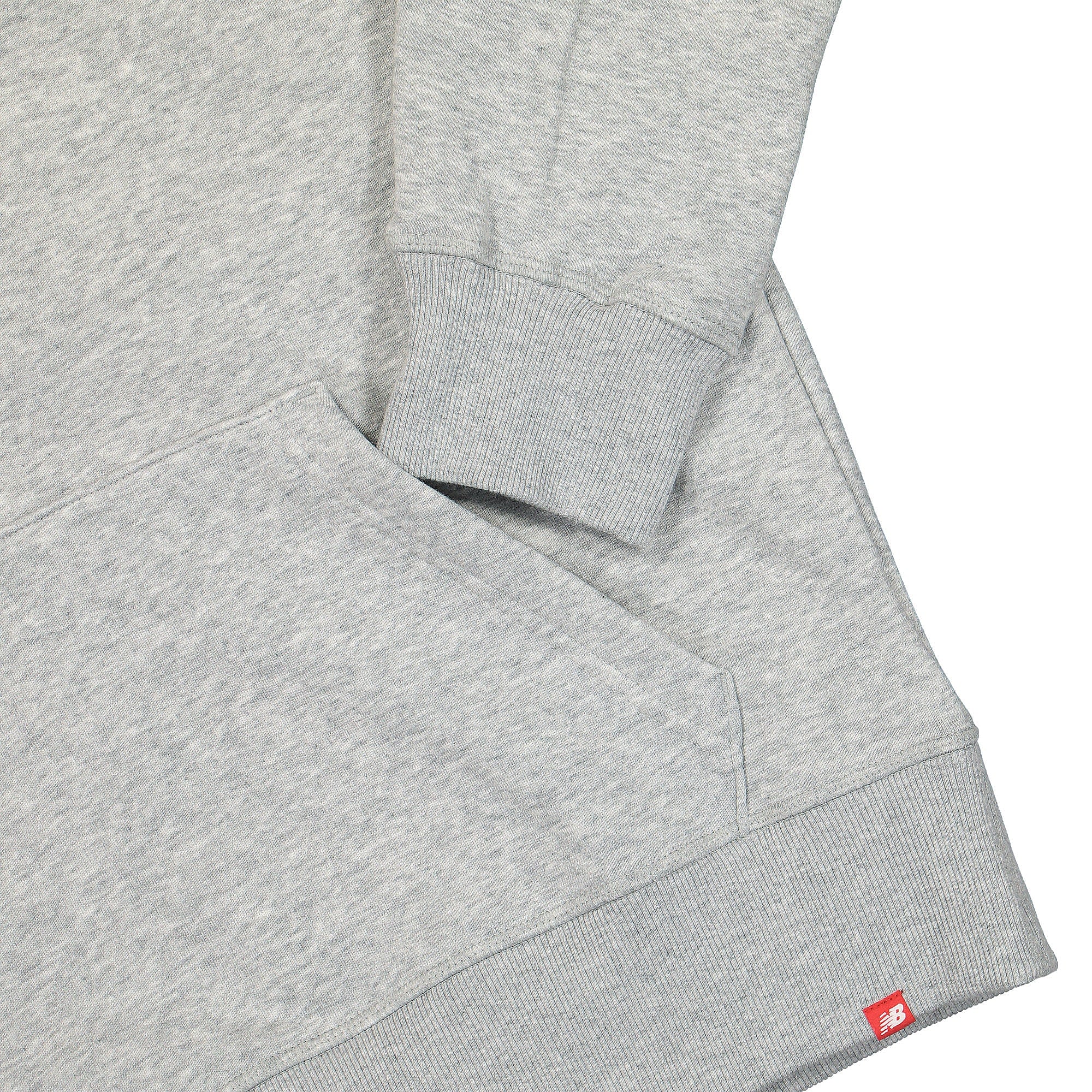 New Balance Small Pack Hoodie Athletic Grey Hoodies Detailfoto | Overkill
