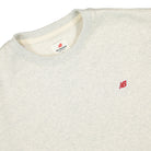 New Balance Made In USA Crew Sweatshirt White Sweatshirts Close-up | Overkill